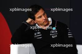 Toto Wolff (GER) Mercedes AMG F1 Shareholder and Executive Director in the FIA Press Conference. 29.02.2024. Formula 1 World Championship, Rd 1, Bahrain Grand Prix, Sakhir, Bahrain, Practice Day