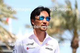 Ayao Komatsu (JPN) Haas F1 Team Principal. 28.02.2024. Formula 1 World Championship, Rd 1, Bahrain Grand Prix, Sakhir, Bahrain, Preparation Day.