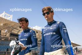 (L to R): Alexander Albon (THA) Williams Racing and Logan Sargeant (USA) Williams Racing. 28.02.2024. Formula 1 World Championship, Rd 1, Bahrain Grand Prix, Sakhir, Bahrain, Preparation Day.