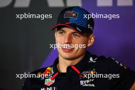 Max Verstappen (NLD) Red Bull Racing in the FIA Press Conference. 28.02.2024. Formula 1 World Championship, Rd 1, Bahrain Grand Prix, Sakhir, Bahrain, Preparation Day.