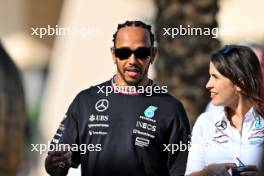 Lewis Hamilton (GBR) Mercedes AMG F1. 28.02.2024. Formula 1 World Championship, Rd 1, Bahrain Grand Prix, Sakhir, Bahrain, Preparation Day.