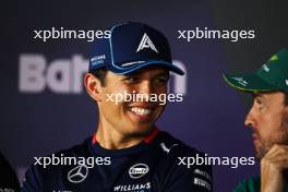 Alexander Albon (THA) Williams Racing in the FIA Press Conference. 28.02.2024. Formula 1 World Championship, Rd 1, Bahrain Grand Prix, Sakhir, Bahrain, Preparation Day.