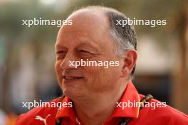 Frederic Vasseur (FRA) Ferrari Team Principal. 28.02.2024. Formula 1 World Championship, Rd 1, Bahrain Grand Prix, Sakhir, Bahrain, Preparation Day.
