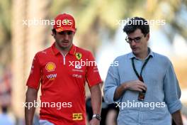 Carlos Sainz Jr (ESP) Ferrari. 28.02.2024. Formula 1 World Championship, Rd 1, Bahrain Grand Prix, Sakhir, Bahrain, Preparation Day.