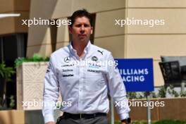James Vowles (GBR) Williams Racing Team Principal. 28.02.2024. Formula 1 World Championship, Rd 1, Bahrain Grand Prix, Sakhir, Bahrain, Preparation Day.