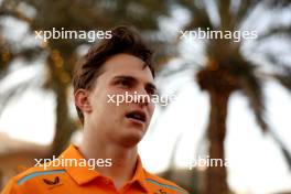Oscar Piastri (AUS) McLaren. 28.02.2024. Formula 1 World Championship, Rd 1, Bahrain Grand Prix, Sakhir, Bahrain, Preparation Day.