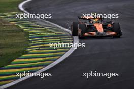 Lando Norris (GBR) McLaren MCL38. 01.11.2024. Formula 1 World Championship, Rd 21, Brazilian Grand Prix, Sao Paulo, Brazil, Sprint Qualifying Day.