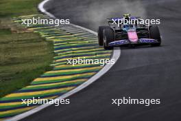 Pierre Gasly (FRA) Alpine F1 Team A524. 01.11.2024. Formula 1 World Championship, Rd 21, Brazilian Grand Prix, Sao Paulo, Brazil, Sprint Qualifying Day.