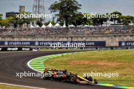 Lando Norris (GBR) McLaren MCL38. 01.11.2024. Formula 1 World Championship, Rd 21, Brazilian Grand Prix, Sao Paulo, Brazil, Sprint Qualifying Day.