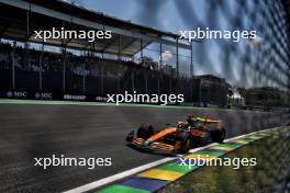 Oscar Piastri (AUS) McLaren MCL38. 01.11.2024. Formula 1 World Championship, Rd 21, Brazilian Grand Prix, Sao Paulo, Brazil, Sprint Qualifying Day.