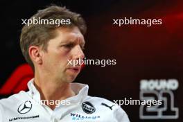 James Vowles (GBR) Williams Racing Team Principal in the FIA Press Conference. 01.11.2024. Formula 1 World Championship, Rd 21, Brazilian Grand Prix, Sao Paulo, Brazil, Sprint Qualifying Day.