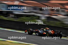 Lando Norris (GBR) McLaren MCL38. 01.11.2024. Formula 1 World Championship, Rd 21, Brazilian Grand Prix, Sao Paulo, Brazil, Sprint Qualifying Day.