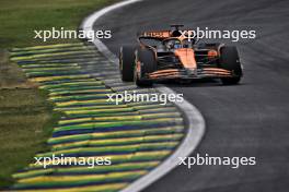 Oscar Piastri (AUS) McLaren MCL38. 01.11.2024. Formula 1 World Championship, Rd 21, Brazilian Grand Prix, Sao Paulo, Brazil, Sprint Qualifying Day.