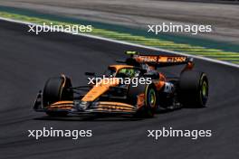 Lando Norris (GBR) McLaren MCL38. 01.11.2024. Formula 1 World Championship, Rd 21, Brazilian Grand Prix, Sao Paulo, Brazil, Sprint Qualifying Day.