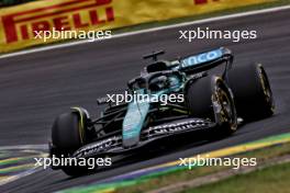 Lance Stroll (CDN) Aston Martin F1 Team AMR24. 01.11.2024. Formula 1 World Championship, Rd 21, Brazilian Grand Prix, Sao Paulo, Brazil, Sprint Qualifying Day.