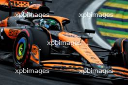 Oscar Piastri (AUS) McLaren MCL38. 01.11.2024. Formula 1 World Championship, Rd 21, Brazilian Grand Prix, Sao Paulo, Brazil, Sprint Qualifying Day.