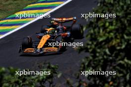 Lando Norris (GBR) McLaren MCL38. 01.11.2024. Formula 1 World Championship, Rd 21, Brazilian Grand Prix, Sao Paulo, Brazil, Sprint Qualifying Day.