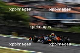 Lando Norris (GBR) McLaren MCL38. 01.11.2024. Formula 1 World Championship, Rd 21, Brazilian Grand Prix, Sao Paulo, Brazil, Sprint Qualifying Day.