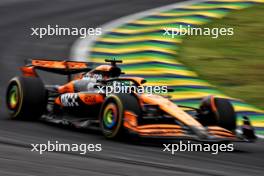 Oscar Piastri (AUS) McLaren MCL38. 01.11.2024. Formula 1 World Championship, Rd 21, Brazilian Grand Prix, Sao Paulo, Brazil, Sprint Qualifying Day.