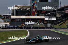 Fernando Alonso (ESP) Aston Martin F1 Team AMR24. 01.11.2024. Formula 1 World Championship, Rd 21, Brazilian Grand Prix, Sao Paulo, Brazil, Sprint Qualifying Day.