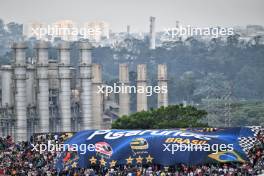 Circuit atmosphere - fans in the grandstand with a large banner. 01.11.2024. Formula 1 World Championship, Rd 21, Brazilian Grand Prix, Sao Paulo, Brazil, Sprint Qualifying Day.