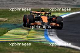 Lando Norris (GBR) McLaren MCL38. 01.11.2024. Formula 1 World Championship, Rd 21, Brazilian Grand Prix, Sao Paulo, Brazil, Sprint Qualifying Day.