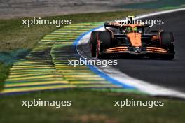 Lando Norris (GBR) McLaren MCL38. 01.11.2024. Formula 1 World Championship, Rd 21, Brazilian Grand Prix, Sao Paulo, Brazil, Sprint Qualifying Day.