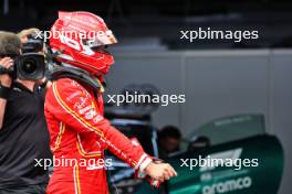 Charles Leclerc (MON) Ferrari in Sprint qualifying parc ferme. 01.11.2024. Formula 1 World Championship, Rd 21, Brazilian Grand Prix, Sao Paulo, Brazil, Sprint Qualifying Day.