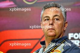 Mario Isola (ITA) Pirelli Racing Manager in the FIA Press Conference. 01.11.2024. Formula 1 World Championship, Rd 21, Brazilian Grand Prix, Sao Paulo, Brazil, Sprint Qualifying Day.