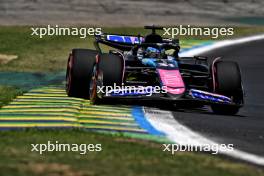 Esteban Ocon (FRA) Alpine F1 Team A524. 01.11.2024. Formula 1 World Championship, Rd 21, Brazilian Grand Prix, Sao Paulo, Brazil, Sprint Qualifying Day.