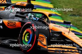 Oscar Piastri (AUS) McLaren MCL38. 01.11.2024. Formula 1 World Championship, Rd 21, Brazilian Grand Prix, Sao Paulo, Brazil, Sprint Qualifying Day.