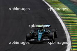 Fernando Alonso (ESP) Aston Martin F1 Team AMR24. 01.11.2024. Formula 1 World Championship, Rd 21, Brazilian Grand Prix, Sao Paulo, Brazil, Sprint Qualifying Day.