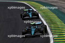 Fernando Alonso (ESP) Aston Martin F1 Team AMR24. 01.11.2024. Formula 1 World Championship, Rd 21, Brazilian Grand Prix, Sao Paulo, Brazil, Sprint Qualifying Day.