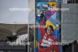 Circuit atmosphere - Ayrton Senna mural. 01.11.2024. Formula 1 World Championship, Rd 21, Brazilian Grand Prix, Sao Paulo, Brazil, Sprint Qualifying Day.