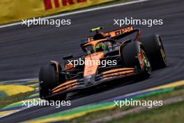 Lando Norris (GBR) McLaren MCL38. 01.11.2024. Formula 1 World Championship, Rd 21, Brazilian Grand Prix, Sao Paulo, Brazil, Sprint Qualifying Day.