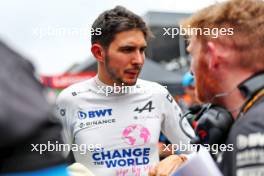 Esteban Ocon (FRA) Alpine F1 Team on the grid. 03.11.2024. Formula 1 World Championship, Rd 21, Brazilian Grand Prix, Sao Paulo, Brazil, Race Day.