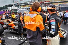 Lando Norris (GBR) McLaren MCL38 on the grid. 03.11.2024. Formula 1 World Championship, Rd 21, Brazilian Grand Prix, Sao Paulo, Brazil, Race Day.