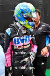 Esteban Ocon (FRA) Alpine F1 Team on the grid. 03.11.2024. Formula 1 World Championship, Rd 21, Brazilian Grand Prix, Sao Paulo, Brazil, Race Day.