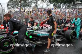 Lewis Hamilton (GBR) Mercedes AMG F1 W15 on the grid. 03.11.2024. Formula 1 World Championship, Rd 21, Brazilian Grand Prix, Sao Paulo, Brazil, Race Day.