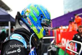 Esteban Ocon (FRA) Alpine F1 Team on the grid. 03.11.2024. Formula 1 World Championship, Rd 21, Brazilian Grand Prix, Sao Paulo, Brazil, Race Day.