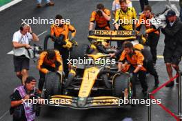 Lando Norris (GBR) McLaren on the grid. 03.11.2024. Formula 1 World Championship, Rd 21, Brazilian Grand Prix, Sao Paulo, Brazil, Race Day.