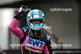 Pierre Gasly (FRA) Alpine F1 Team celebrates his third position in parc ferme. 03.11.2024. Formula 1 World Championship, Rd 21, Brazilian Grand Prix, Sao Paulo, Brazil, Race Day.