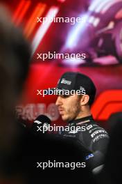 Pierre Gasly (FRA) Alpine F1 Team in the post race FIA Press Conference. 03.11.2024. Formula 1 World Championship, Rd 21, Brazilian Grand Prix, Sao Paulo, Brazil, Race Day.