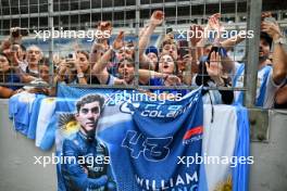 Circuit atmosphere - Franco Colapinto (ARG) Williams Racing fans. 03.11.2024. Formula 1 World Championship, Rd 21, Brazilian Grand Prix, Sao Paulo, Brazil, Race Day.