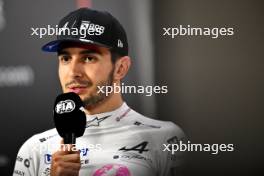 Esteban Ocon (FRA) Alpine F1 Team in the post race FIA Press Conference. 03.11.2024. Formula 1 World Championship, Rd 21, Brazilian Grand Prix, Sao Paulo, Brazil, Race Day.