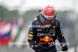 Race winner Max Verstappen (NLD) Red Bull Racing celebrates in parc ferme. 03.11.2024. Formula 1 World Championship, Rd 21, Brazilian Grand Prix, Sao Paulo, Brazil, Race Day.