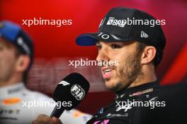 Pierre Gasly (FRA) Alpine F1 Team in the post race FIA Press Conference. 03.11.2024. Formula 1 World Championship, Rd 21, Brazilian Grand Prix, Sao Paulo, Brazil, Race Day.