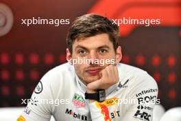 Max Verstappen (NLD) Red Bull Racing in the post race FIA Press Conference. 03.11.2024. Formula 1 World Championship, Rd 21, Brazilian Grand Prix, Sao Paulo, Brazil, Race Day.