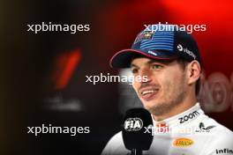 Max Verstappen (NLD) Red Bull Racing in the post race FIA Press Conference. 03.11.2024. Formula 1 World Championship, Rd 21, Brazilian Grand Prix, Sao Paulo, Brazil, Race Day.