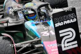 Second placed Esteban Ocon (FRA) Alpine F1 Team A524 in parc ferme. 03.11.2024. Formula 1 World Championship, Rd 21, Brazilian Grand Prix, Sao Paulo, Brazil, Race Day.